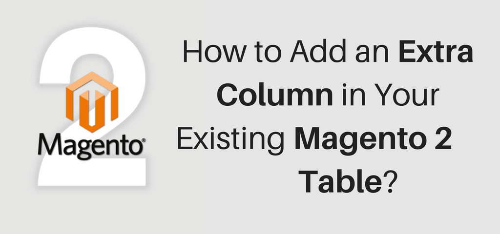 How to Add an Extra Column in Your Existing Magento 2 Table?