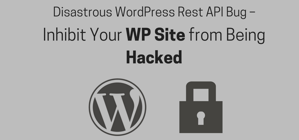 Disastrous WordPress Rest API Bug – Inhibit Your WP Site from Being Hacked